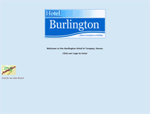 Tablet Screenshot of burlingtonhotel-torquay.co.uk